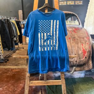 Oversize USA T-Shirt , BLue T-Shirt, Thrift online store , Vintage collections